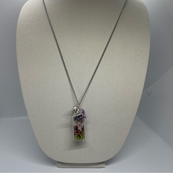 Love Spell Pendant Silver Necklace Handcrafted NWT OS - Picture 3 of 5